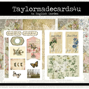 Butterfly Card using “An English Garden” from Taylormadecards4u An English Garden passport kit