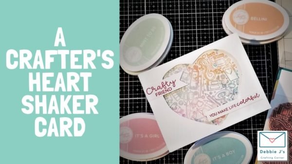 A Crafty Heart Shaker Card