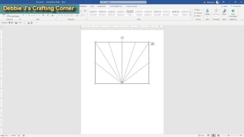 A2 horizontal sunburst template