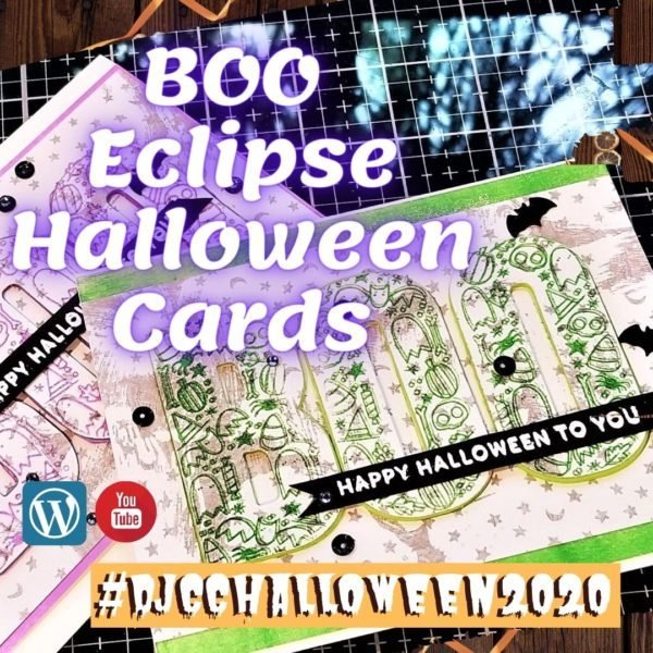 BOO Eclipse Card | Pretty Pink Posh | | #DJCCHalloween2020