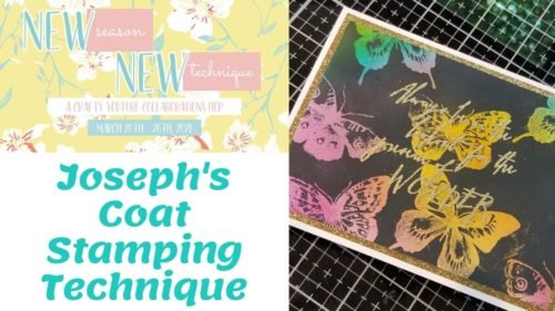 Joseph's Coat Stamping Technique | #NewSeasonMakes Joseph's Coat