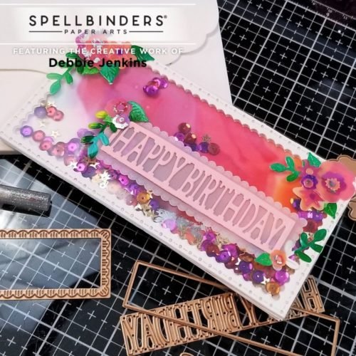 Let's make a shaker card! | July 2021 Spellbinders Large Die of the Month 1 1 500x500