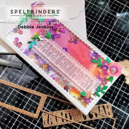 Let's make a shaker card! | July 2021 Spellbinders Large Die of the Month 10 500x500