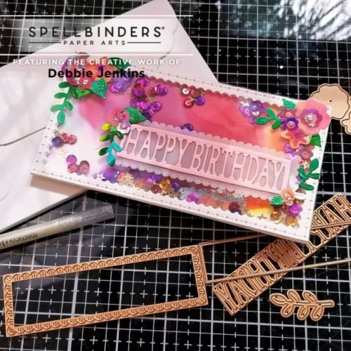 Let's make a shaker card! | July 2021 Spellbinders Large Die of the Month 13 500x500