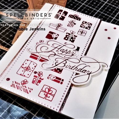 Let's make a Fun Foiled Birthday Card! | July 2021 Spellbinders Glimmer of the Month 2 4 500x500