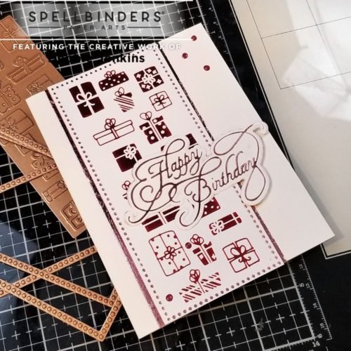 Let's make a Fun Foiled Birthday Card! | July 2021 Spellbinders Glimmer of the Month 3 6 500x500