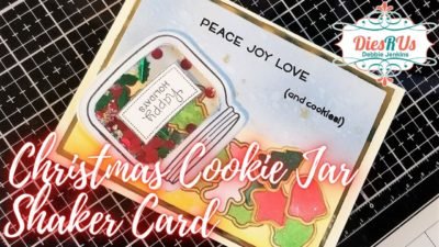 How to create a Christmas Cookie Jar Shaker Card DRU - Christmas Cookie Shaker Card