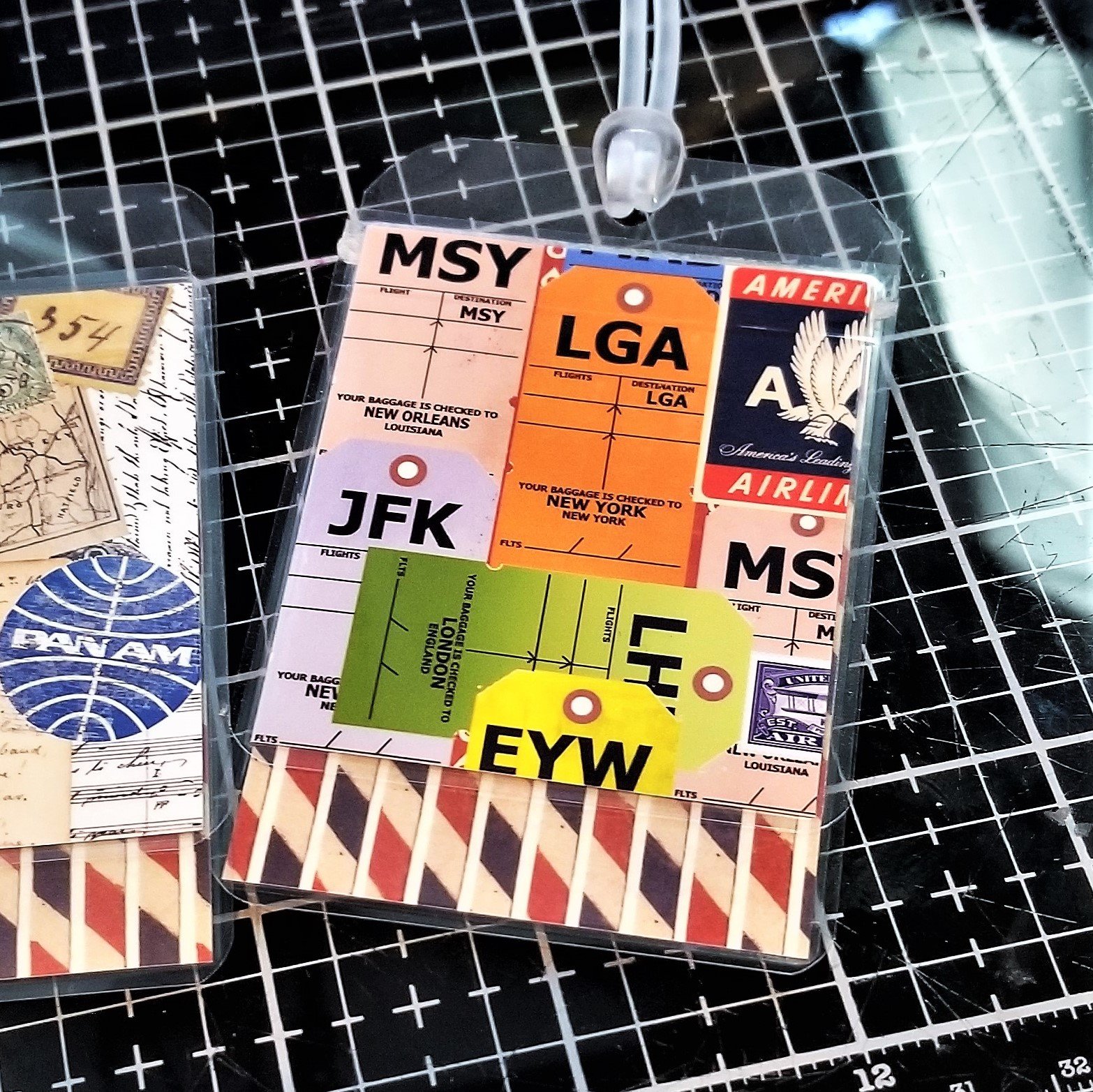 How YOU can make MINI Laminated Luggage Tags! TaylorMadeCards4U