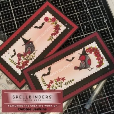 Using the Spellbinders September 2021 Clear Stamp of the Month to make some Halloween Cards 2021 09 Spellbinders Clear Stamp of the Month