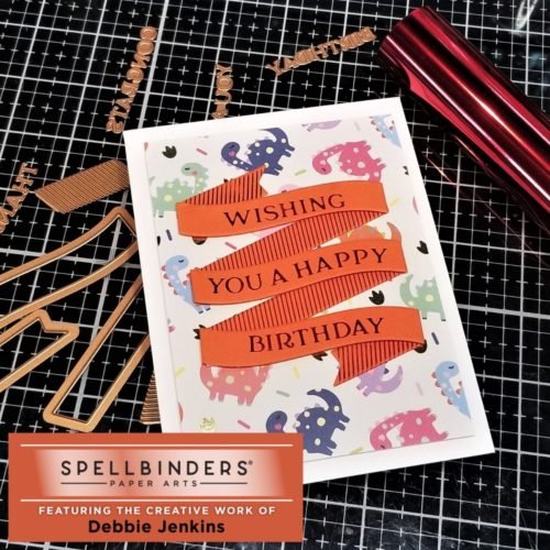 How to make an Easy Birthday Card using the September 2021 Spellbinders Glimmer of the Month Kit 2021 09 Spellbinders Glimmer of the Month
