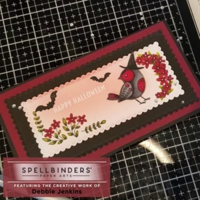 Using the Spellbinders September 2021 Clear Stamp of the Month to make some Halloween Cards 2021 09 Spellbinders Clear Stamp of the Month