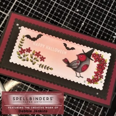 Using the Spellbinders September 2021 Clear Stamp of the Month to make some Halloween Cards 2021 09 Spellbinders Clear Stamp of the Month