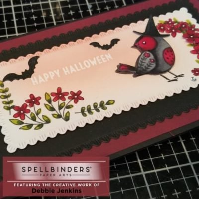Using the Spellbinders September 2021 Clear Stamp of the Month to make some Halloween Cards 2021 09 Spellbinders Clear Stamp of the Month