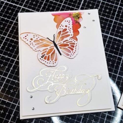 Curved Cut Out Cards | LIVE Replay! Curved Cut Out Card