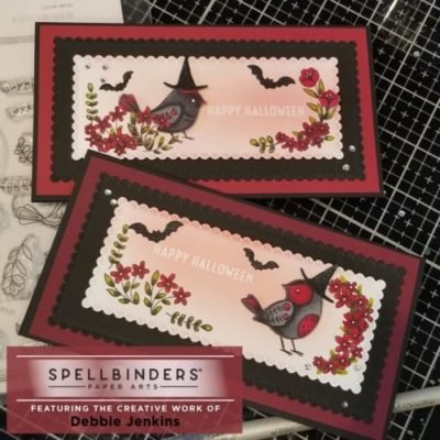 Using the Spellbinders September 2021 Clear Stamp of the Month to make some Halloween Cards 2021 09 Spellbinders Clear Stamp of the Month