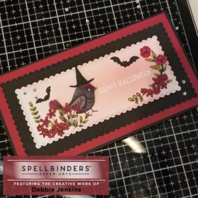 Using the Spellbinders September 2021 Clear Stamp of the Month to make some Halloween Cards 2021 09 Spellbinders Clear Stamp of the Month
