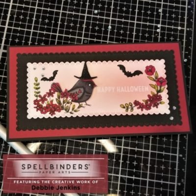 Using the Spellbinders September 2021 Clear Stamp of the Month to make some Halloween Cards 2021 09 Spellbinders Clear Stamp of the Month