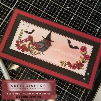 Using the Spellbinders September 2021 Clear Stamp of the Month to make some Halloween Cards 2021 09 Spellbinders Clear Stamp of the Month