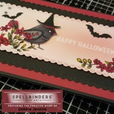 Using the Spellbinders September 2021 Clear Stamp of the Month to make some Halloween Cards 2021 09 Spellbinders Clear Stamp of the Month