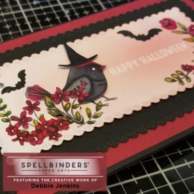 Using the Spellbinders September 2021 Clear Stamp of the Month to make some Halloween Cards 2021 09 Spellbinders Clear Stamp of the Month