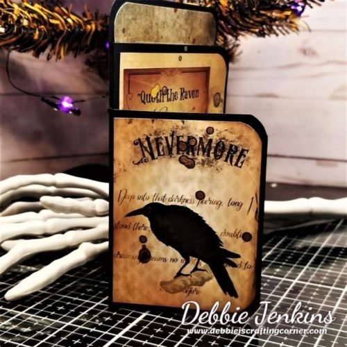Let's Make some Halloween Passport Cards with TaylorMadeCards4U |LIVE Replay! Poe Passport Card