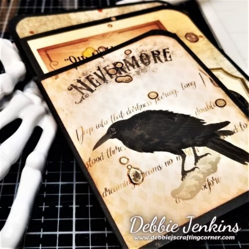 Let's Make some Halloween Passport Cards with TaylorMadeCards4U |LIVE Replay! Poe Passport Card