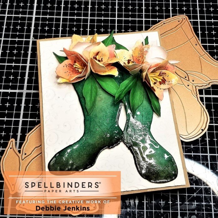 Realistic Dimensional Lilly Card