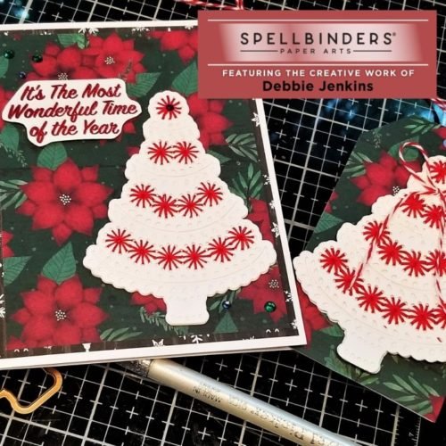 EASY Stitched Cards and Tags | Spellbinders Merry Stitchmas Easy Stitched Cards and Tags