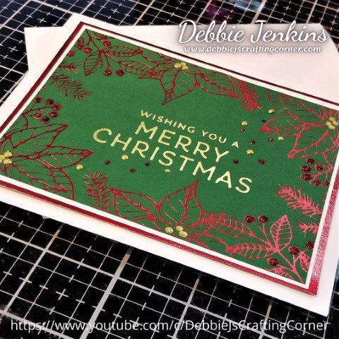 🔴Let's PLAY WITH HOT FOIL! Crafting with Debbie LIVE! 5 Blog 8