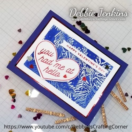 Hot Foil Galentines | 🔴Crafting with Debbie LIVE! Hot Foil Galentines