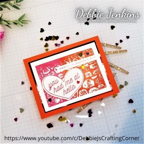 Hot Foil Galentines | 🔴Crafting with Debbie LIVE! Hot Foil Galentines