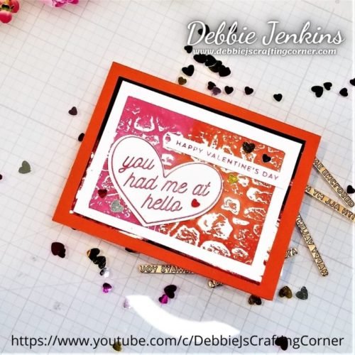 Hot Foil Galentines | 🔴Crafting with Debbie LIVE! Hot Foil Galentines