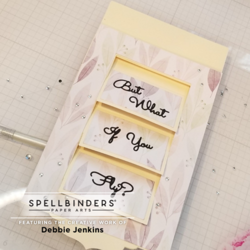 Spellbinders Butterfly Bliss Garden Shutters Card Butterfly Bliss