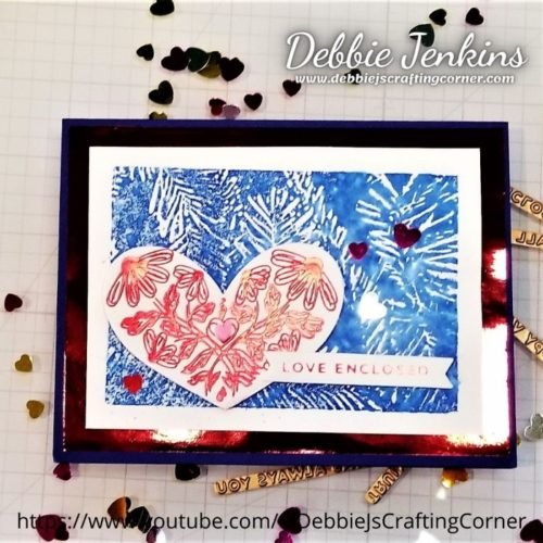 Hot Foil Galentines | 🔴Crafting with Debbie LIVE! Hot Foil Galentines