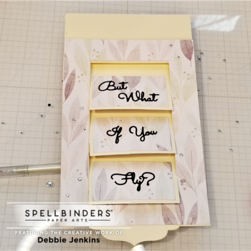 Spellbinders Butterfly Bliss Garden Shutters Card Butterfly Bliss