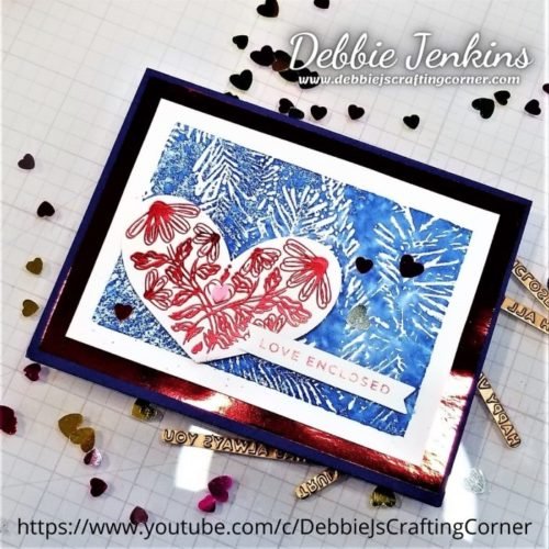 Hot Foil Galentines | 🔴Crafting with Debbie LIVE! Hot Foil Galentines