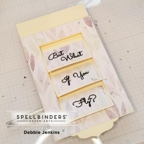 Spellbinders Butterfly Bliss Garden Shutters Card Butterfly Bliss