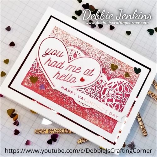 Hot Foil Galentines | 🔴Crafting with Debbie LIVE! Hot Foil Galentines