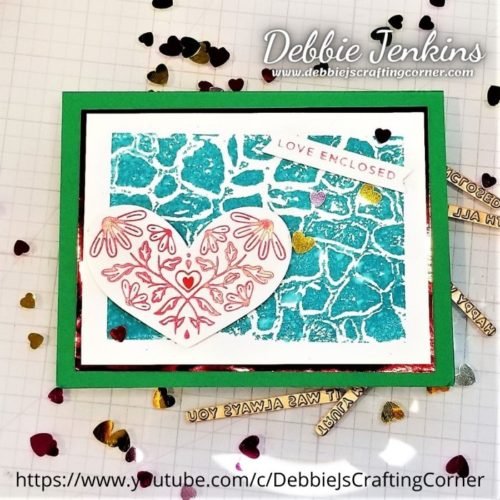 Hot Foil Galentines | 🔴Crafting with Debbie LIVE! Hot Foil Galentines