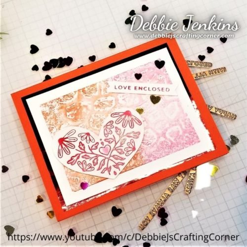 Hot Foil Galentines | 🔴Crafting with Debbie LIVE! Hot Foil Galentines