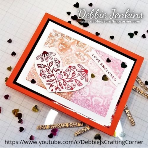 Hot Foil Galentines | 🔴Crafting with Debbie LIVE! Hot Foil Galentines