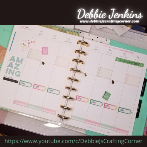 I'm a Card Maker... so let's plan!  January 10 - 16 2022 Happy Planner Spread January 10 - 16 2022 Happy Planner Spread.