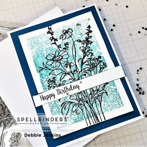 clean and simple embossed card