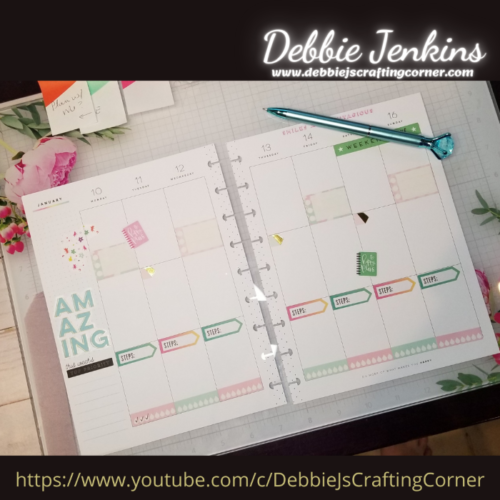 I'm a Card Maker... so let's plan!  January 10 - 16 2022 Happy Planner Spread January 10 - 16 2022 Happy Planner Spread.