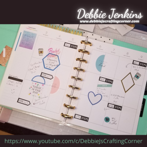 I'm a Card Maker... so let's plan!  January 10 - 16 2022 Happy Planner Spread January 10 - 16 2022 Happy Planner Spread.