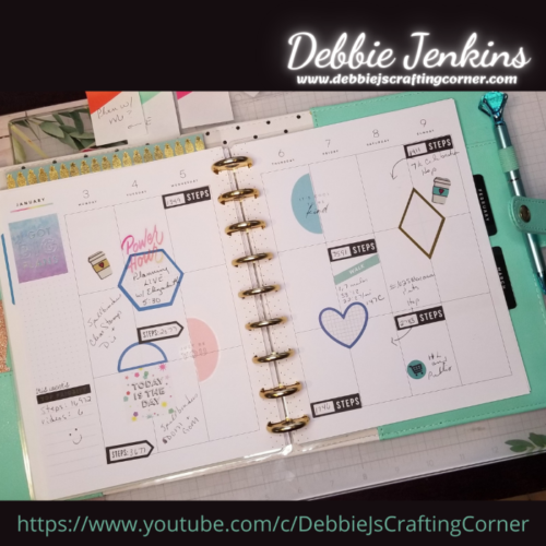 I'm a Card Maker... so let's plan!  January 10 - 16 2022 Happy Planner Spread January 10 - 16 2022 Happy Planner Spread.