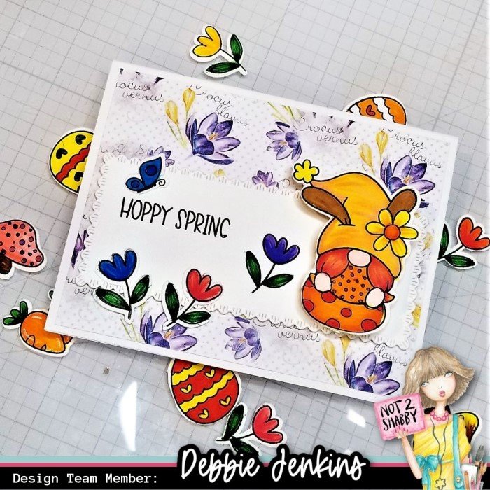 Hoppy Spring Gnomie Wobbler