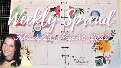 Weekly Spread Feb 28 - March 6 2022