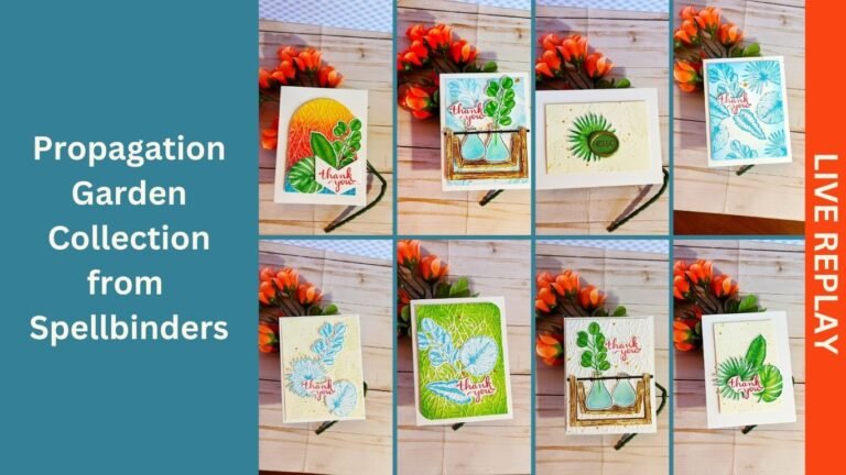 Spellbinders Propagation Garden | Crafting with Debbie LIVE