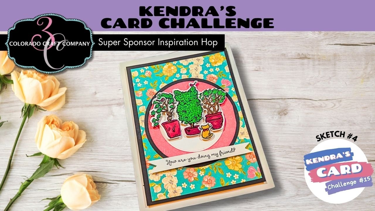 Easy Friendship Card Featuring Colorado Craft Company | #KendrasCardChallenge15 Giveaway Hop